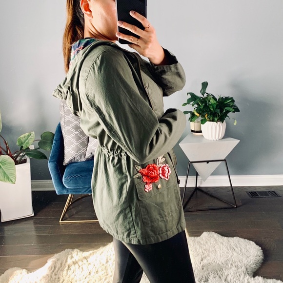 🏷Sale Utility floral patch jacket - Picture 3 of 5